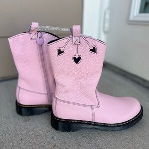 Dr. Martens Black Bex Heart Boots